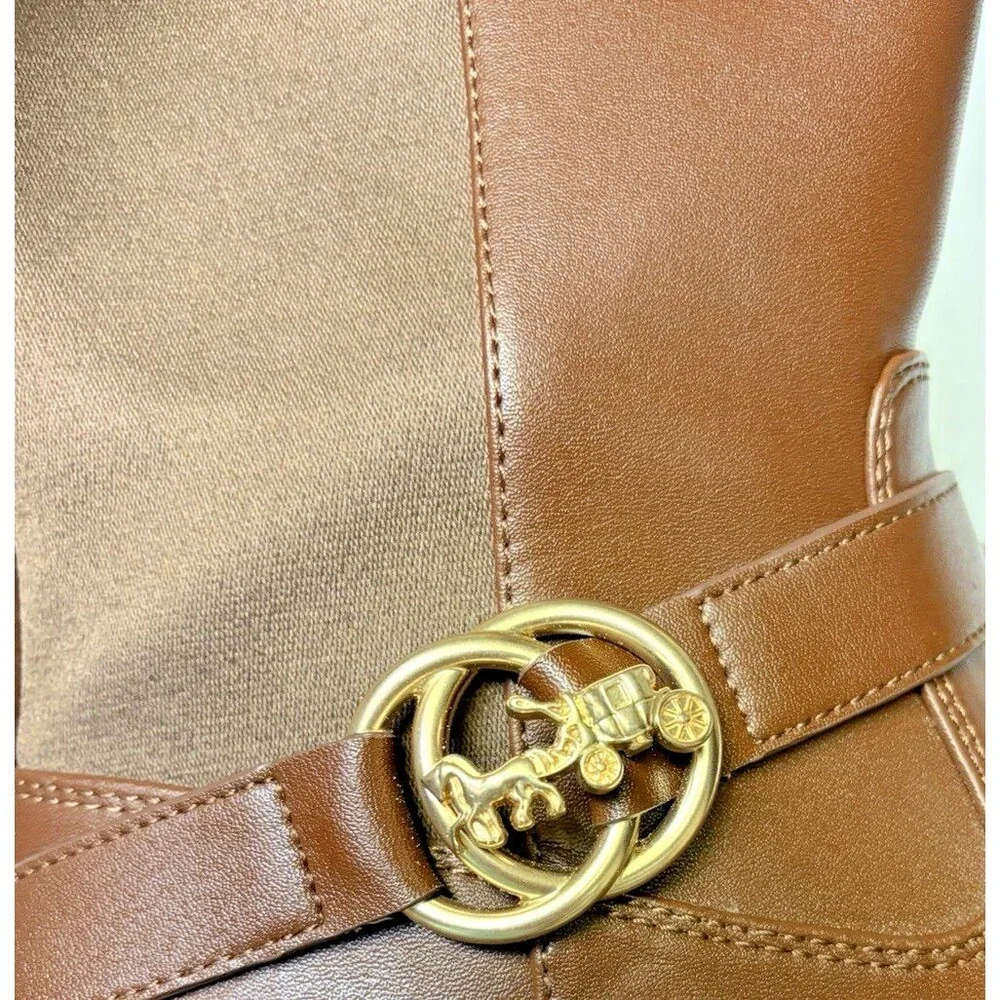 Coach Farrah Tall Riding Boot Horse & Carriage Harness Size 11B